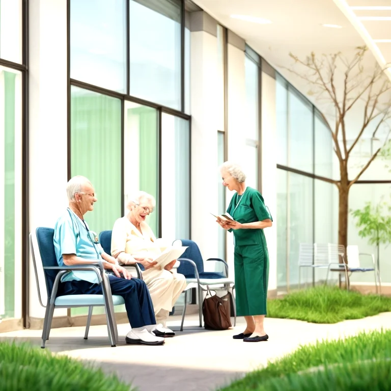 Senior enjoying spa therapy